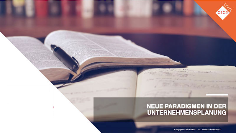 Neue Paradigmen in der Unternehmensplanung