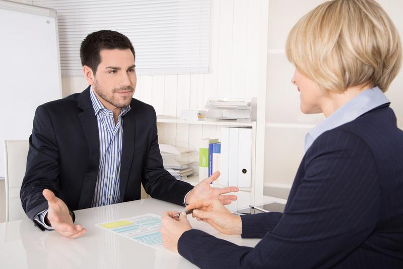 Attending a job interview
