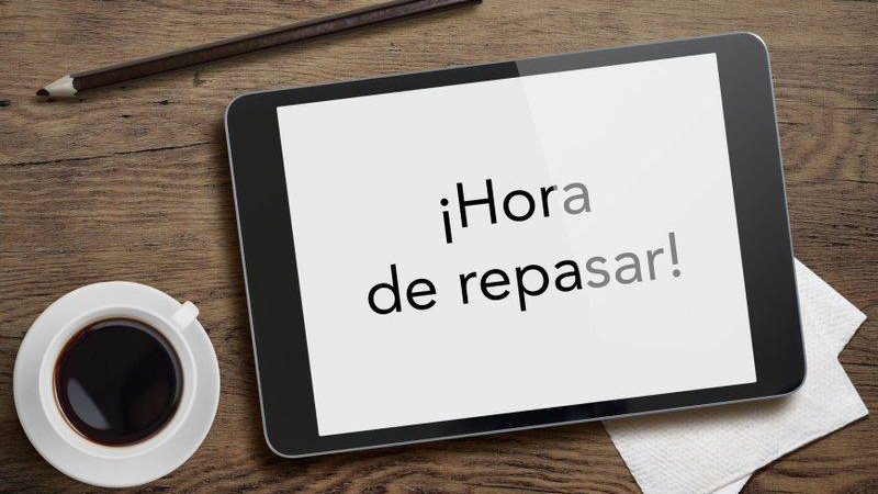 Repaso de la unidad 6 A2-B1