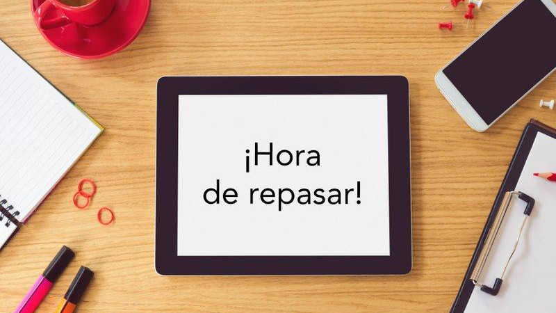 Repaso de la Unidad 5 A1-A2