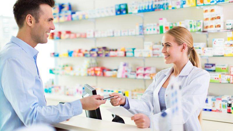 En la farmacia
