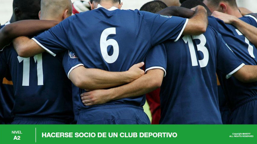 Hacerse socio de un club deportivo
