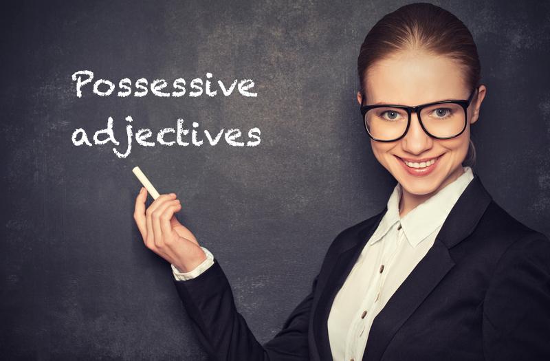 Possessive adjectives